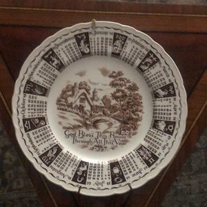 1961 Alfred Meakin Zodiac Plate